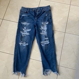 American eagle high rise mom jeans